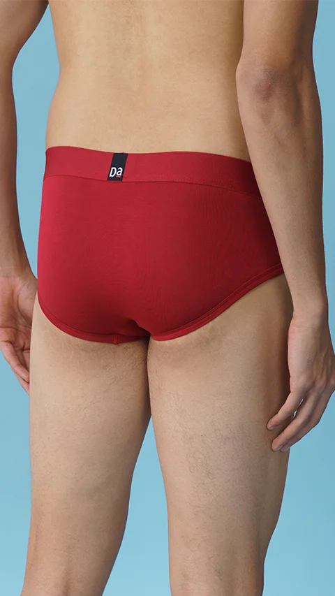 Deo-Soft Briefs Bold-Tango Red