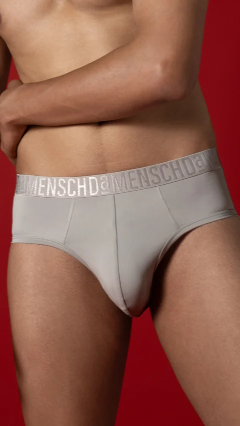 Unreal Brief- Silver Grey