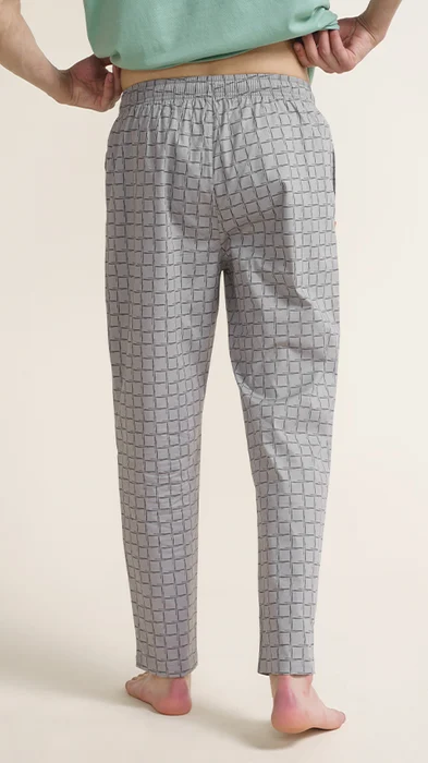 The Stretch Pyjama Pants Graphic Grey