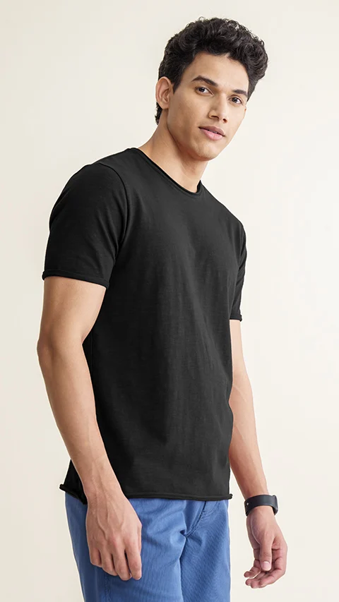 Fluid Tees Jet Black