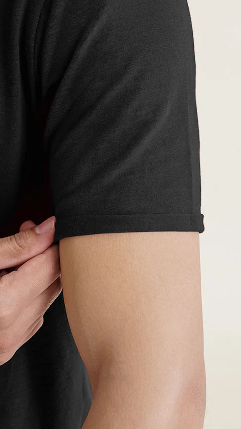 Fluid Tees Jet Black