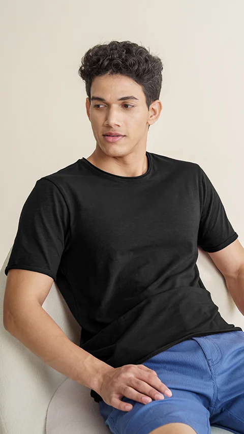 Fluid Tees Jet Black
