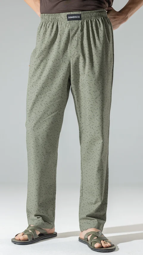 Relaxed Fit Pyjama Printed Dot Green 2XL