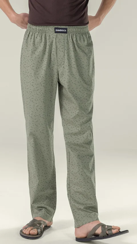 Relaxed Fit Pyjama Printed Dot Green 2XL