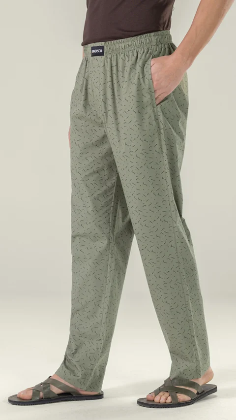 Relaxed Fit Pyjama Printed Dot Green 2XL