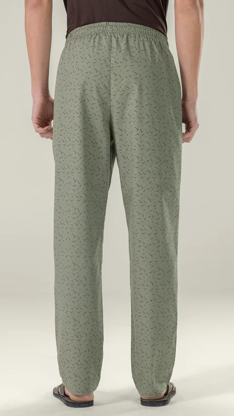 Relaxed Fit Pyjama Printed Dot Green 2XL