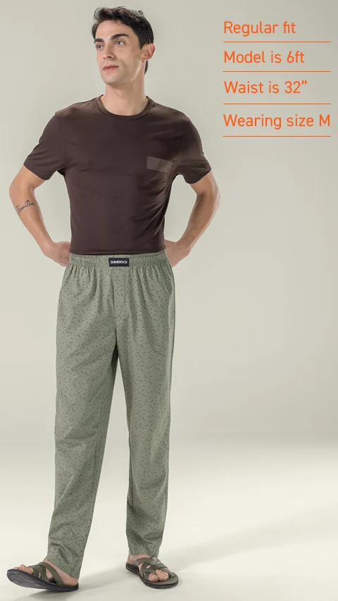 Relaxed Fit Pyjama Printed Dot Green 2XL