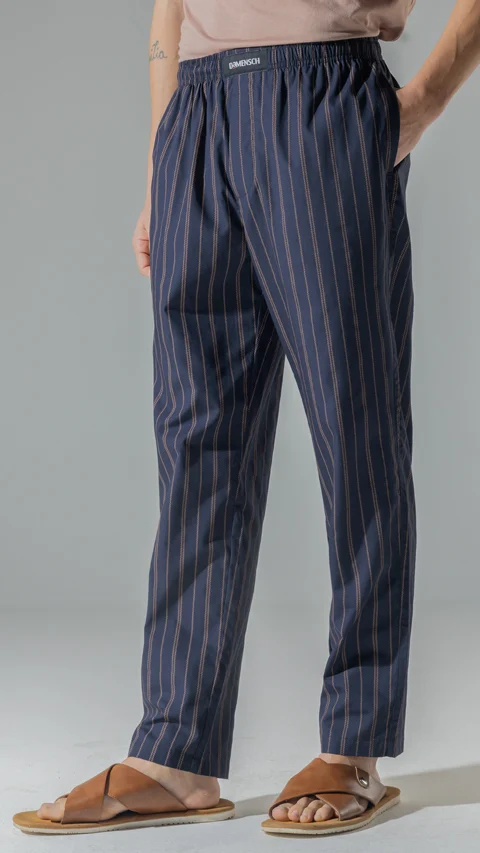 Relaxed Fit Pyjama Printed Lounge Navy M