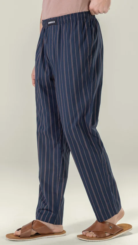 Relaxed Fit Pyjama Printed Lounge Navy M