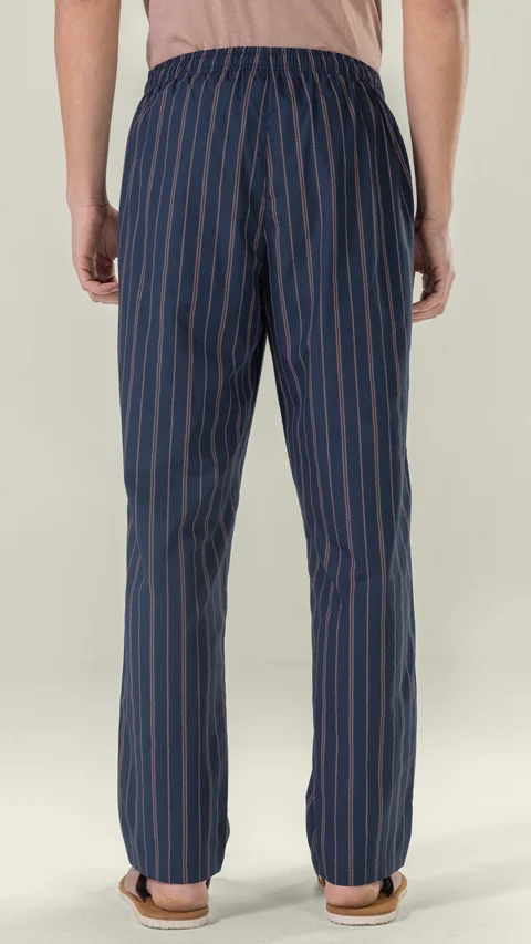 Relaxed Fit Pyjama Printed Lounge Navy M