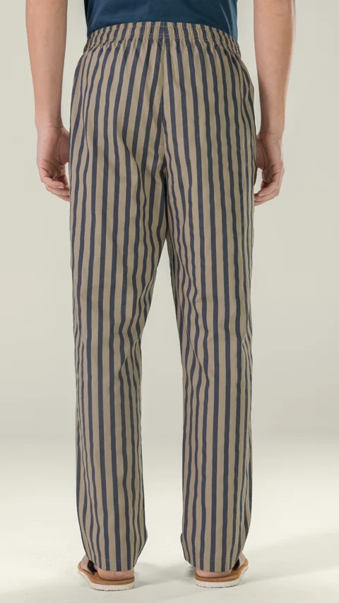 Relaxed Fit Pyjama Printed Savvy Beige M