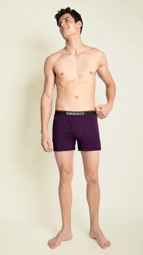 Relaxed Trunks Underwear Violet View