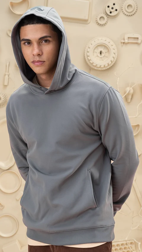 ReNEWd Closed Hoodie City Grey