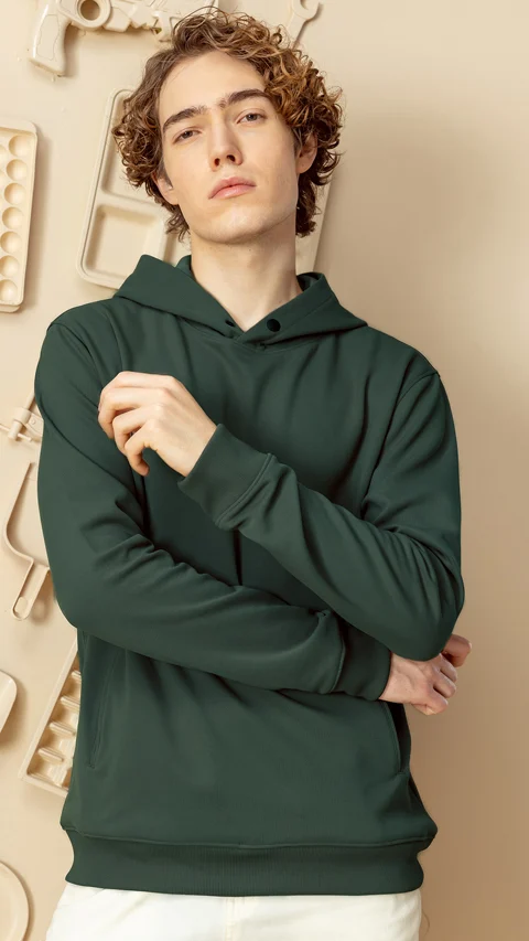 ReNEWd Closed Hoodie Lush Green