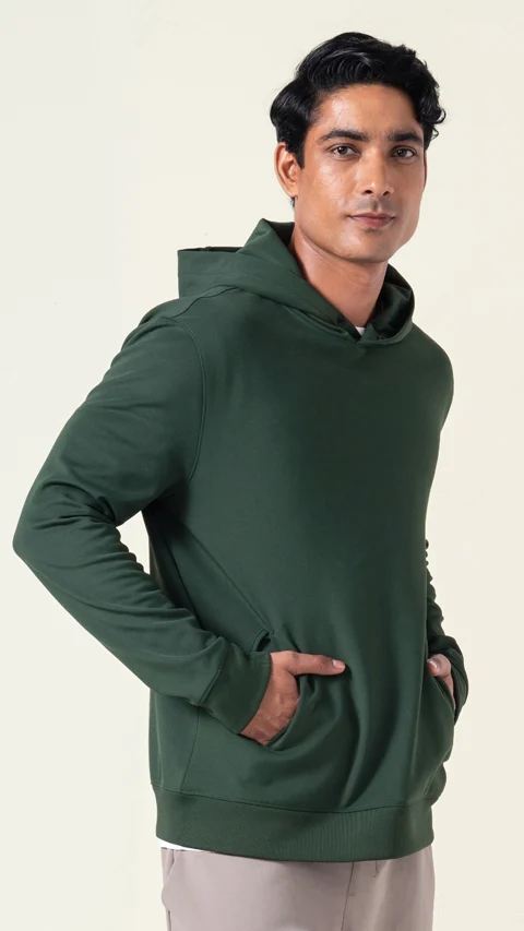 ReNEWd Closed Hoodie Lush Green