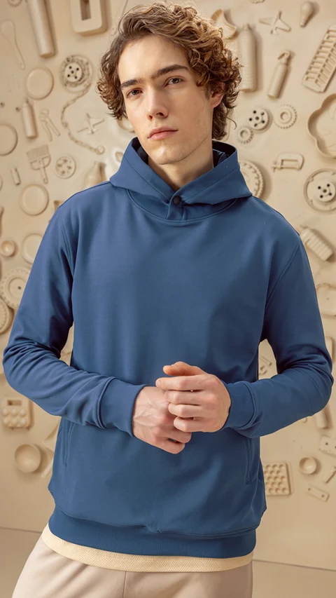 ReNEWd Closed Hoodie Nightfall Blue