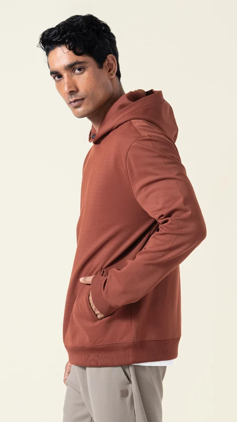 ReNEWd Closed Hoodie Rustic Red