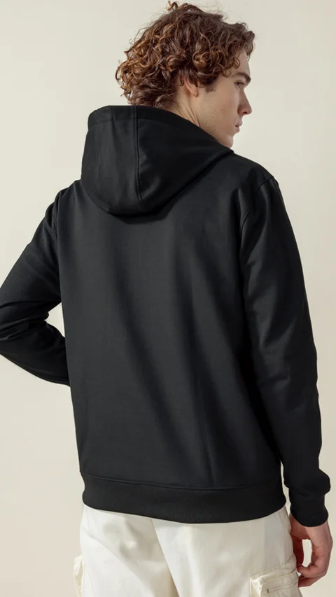 ReNEWd Zipper Hoodie Eclipse Black