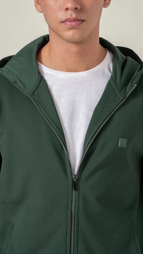 ReNEWd Zipper Hoodie Lush Green