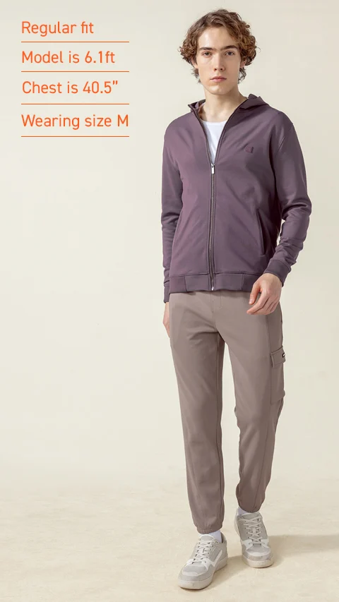 ReNEWd Zipper Hoodie Misty Plum