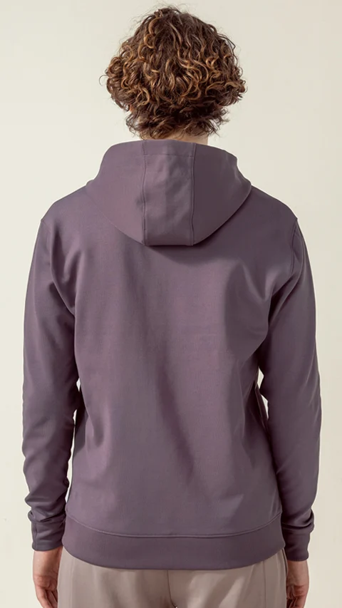 ReNEWd Zipper Hoodie Misty Plum