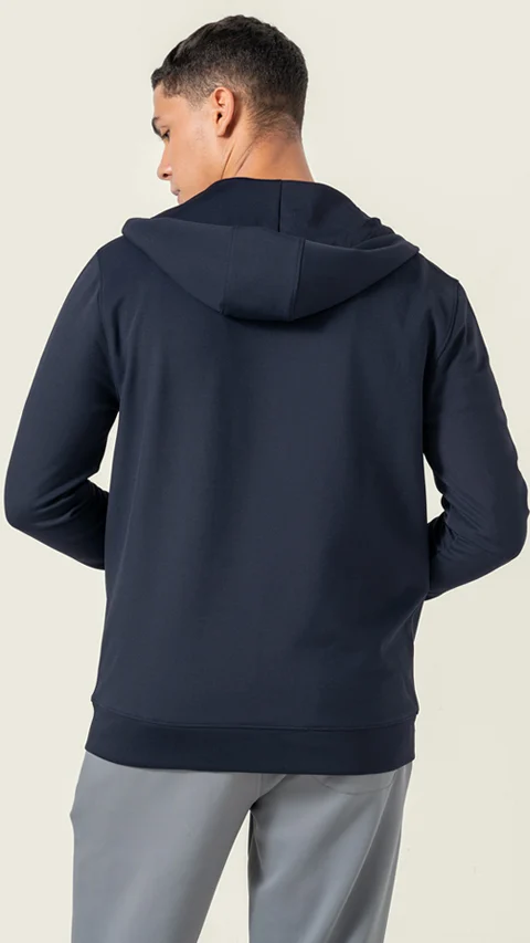 ReNEWd Zipper Hoodie Siren Navy