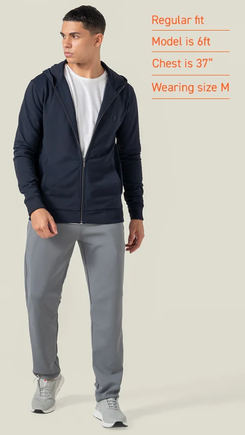 ReNEWd Zipper Hoodie Siren Navy