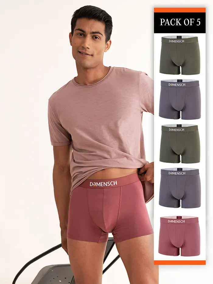 Deo-Cotton Trunks Marsala, Olive Night, Rabbit