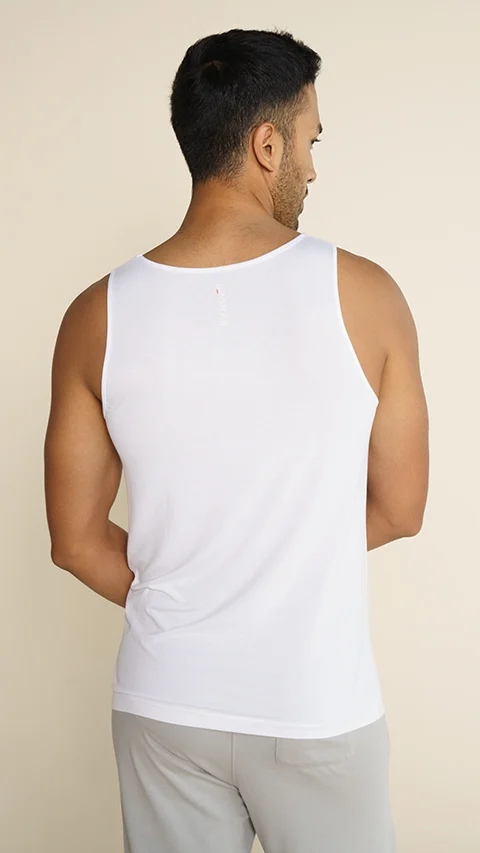 Neo-Skin Bamboo Vest Bright White