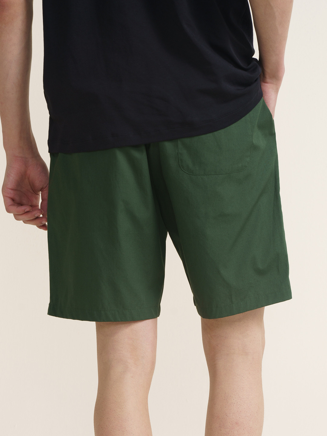 Breeeze Ultra-Light Casual Lounge Shorts Forest Green
