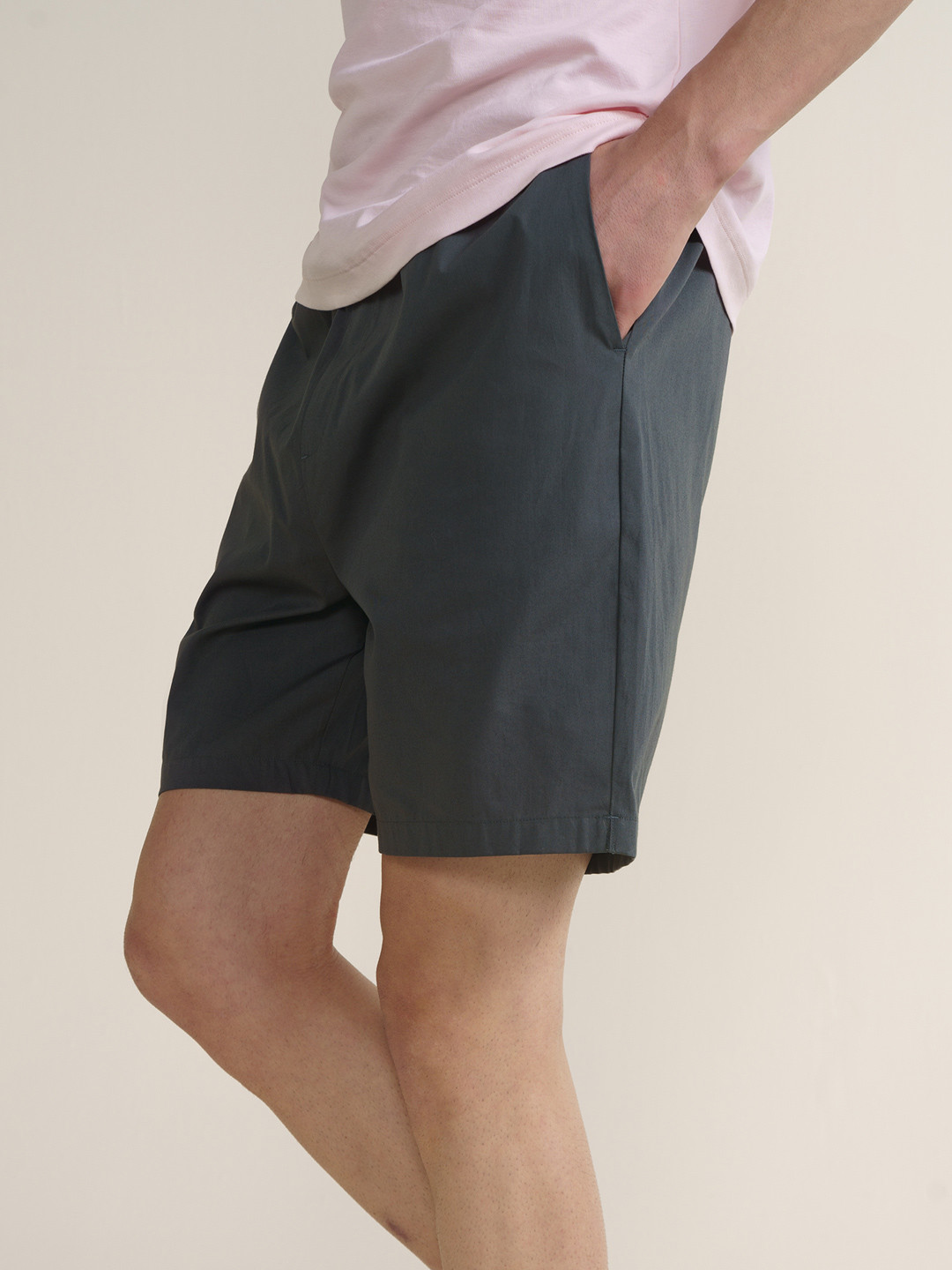 Breeeze Ultra-Light Casual Lounge Shorts Glide Grey