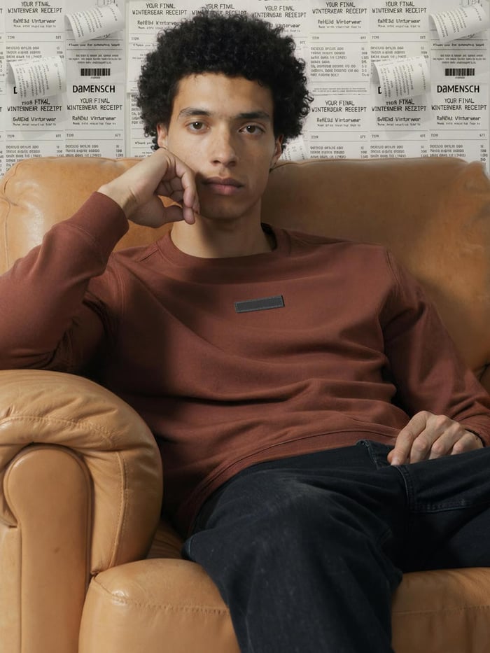 ReNEWd Classic Sweatshirts Autumn Red