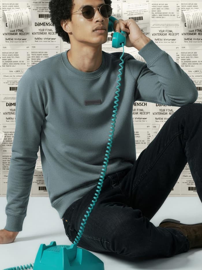 ReNEWd Classic Sweatshirts Wave Blue