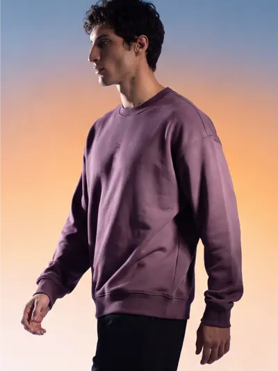 Classic Oversized Sweatshirt Misty Plum