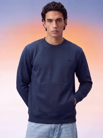Classic Pocketed Sweatshirt Harbor Blue