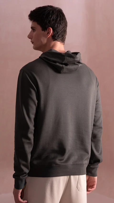 Statement Elemental Closed Hoodie Charcoal Dust
