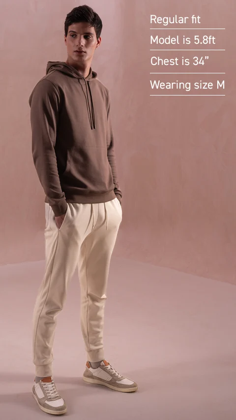 Statement Elemental Closed Hoodie Fudge Brown