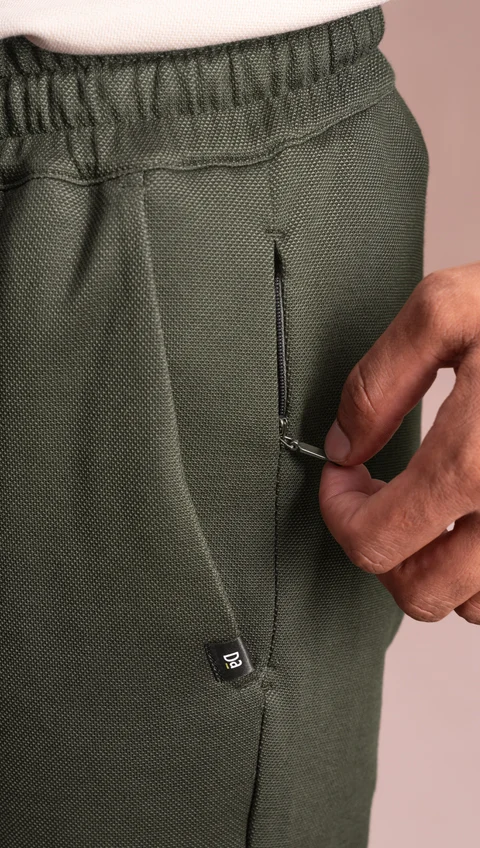 Statement Elemental Knit Jogger Olive Green