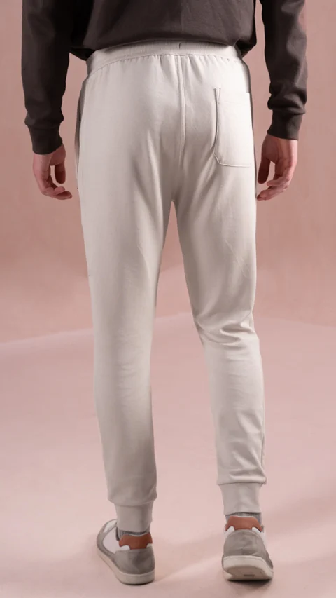 Statement Elemental Material Block Jogger Bright Beige