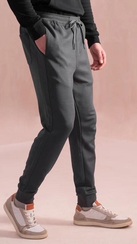 Statement Elemental Material Block Jogger Charcoal Dust