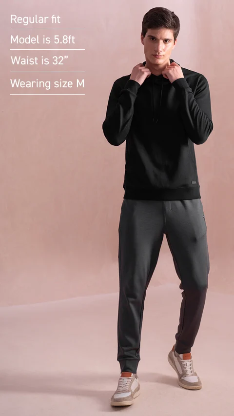 Statement Elemental Material Block Jogger Charcoal Dust