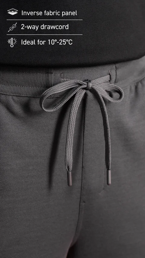 Statement Elemental Material Block Jogger Charcoal Dust
