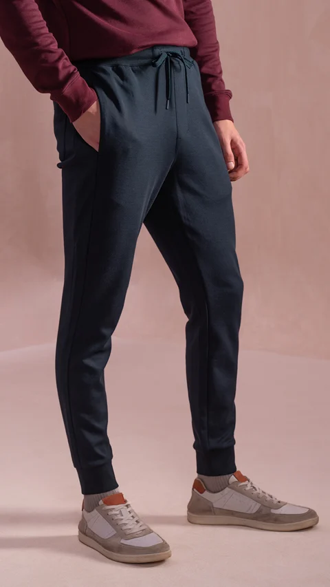 Statement Elemental Material Block Jogger True Navy