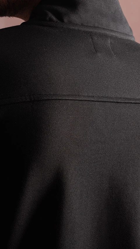 Statement Elemental Half Zip Sweatshirt Jet Black