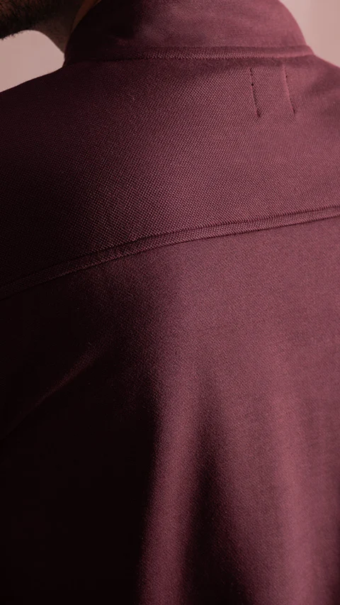Statement Elemental Half Zip Sweatshirt Loyal Maroon
