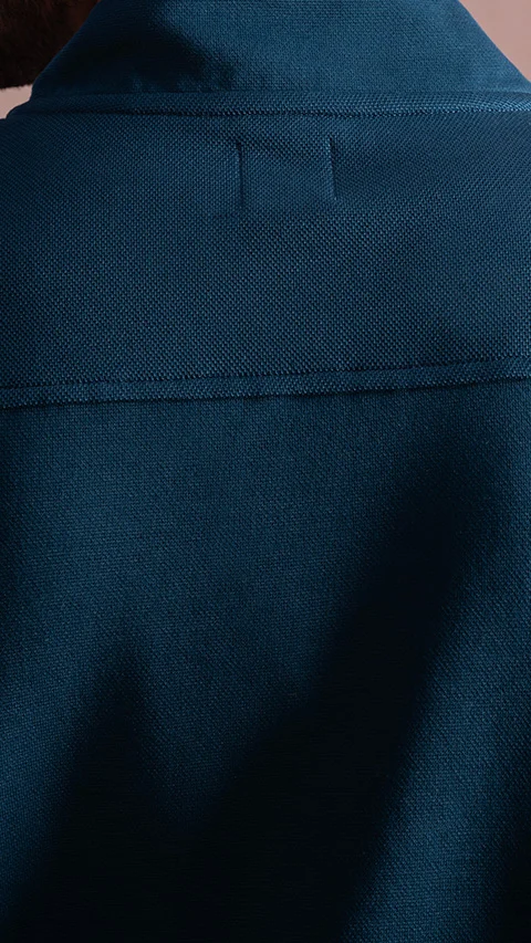 Statement Elemental Half Zip Sweatshirt Teal Blue