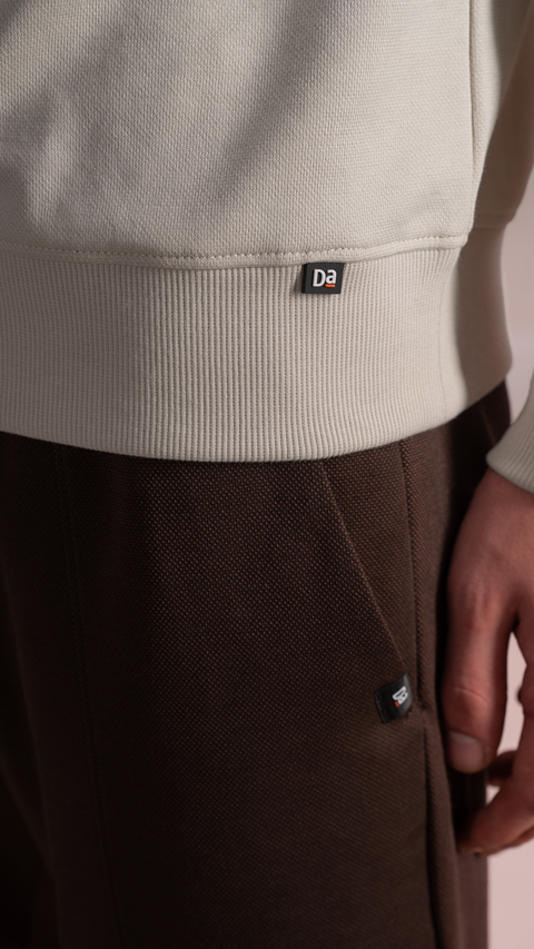 Buy Mens Bright Beige Sweatshirt | DaMENSCH