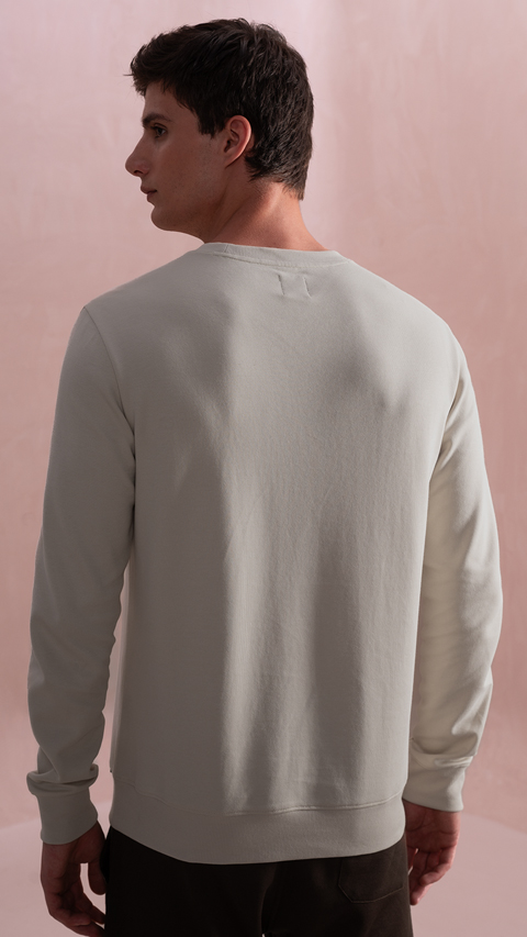 Buy Mens Bright Beige Sweatshirt DaMENSCH