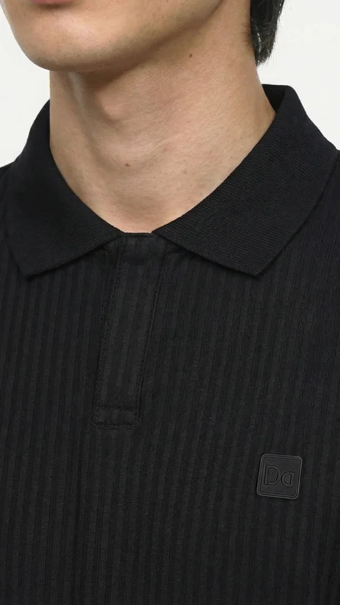 Striped Polos Night Black
