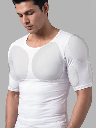 DaMENSCH FORM Physiq Padded Chest & Bicep Vest Titan White